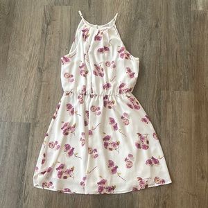Lush White floral spring dress